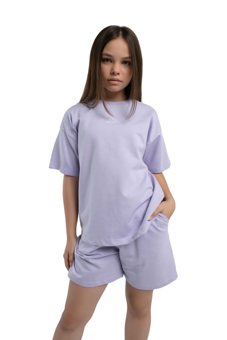Kappa Kız Çocuk Şortlu Takım - 362413W Lila - 2