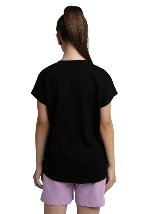 Kappa Kız Çocuk T-Shirt - 38284TW Siyah - 4