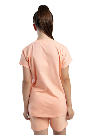 Kappa Kız Çocuk T-Shirt - 38284TW Somon - 3