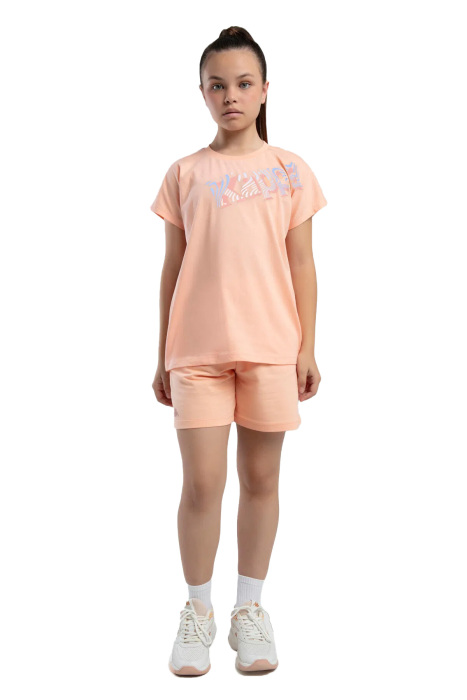 Kappa Kız Çocuk T-Shirt - 38284TW Somon - 4