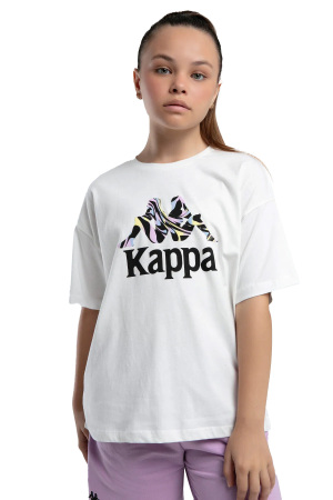 Kappa Kız Çocuk T-Shirt - 38284VW Beyaz - 1