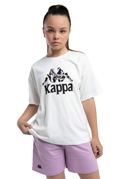 Kappa Kız Çocuk T-Shirt - 38284VW Beyaz - 2