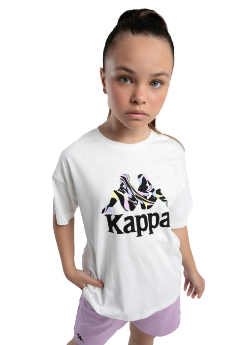 Kappa Kız Çocuk T-Shirt - 38284VW Beyaz - 3