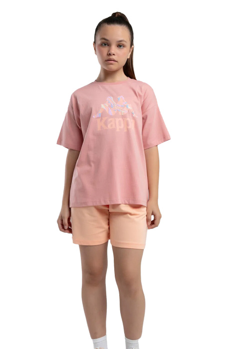 Kappa Kız Çocuk T-Shirt - 38284VW Pembe - 4