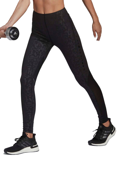 Karlie Kloss Yoga Kadın Tayt - H62041 Siyah - 1