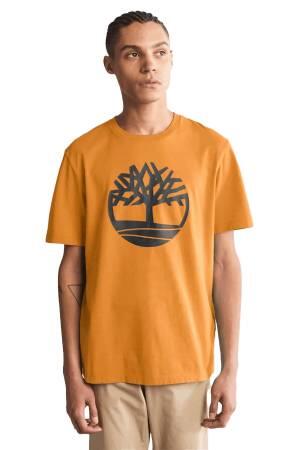 Kbec River Tree Tee Erkek T-Shirt - TB0A2C2R Açık Kahverengi - Thumbnail
