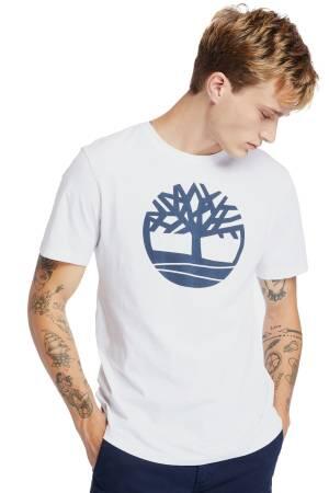 Kbec River Tree Tee Erkek T-Shirt - TB0A2C2R Beyaz - Thumbnail