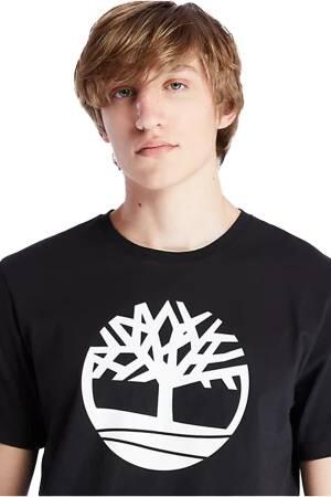 Kbec River Tree Tee Erkek T-Shirt - TB0A2C2R Siyah - Thumbnail