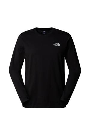 L/S Sımple Dome Tee Erkek Uzun Kol T-Shirt - NF0A87QN Siyah - The North Face