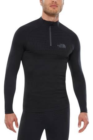 L/S Zıp Erkek Uzun Kollu Spor T-Shirt - NF0A3Y27 Siyah - The North Face