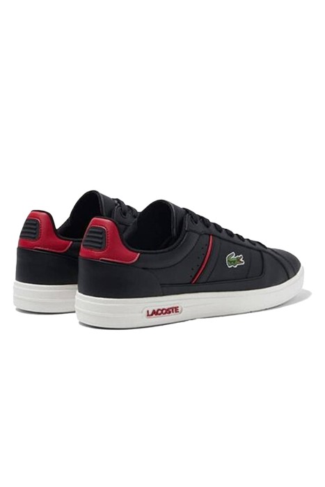 Lacoste Erkek Ayakkabı - 744SMA0012 Siyah/Kırmızı