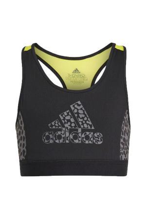 Leo Bt Kız Çocuk Büstiyer - GN1446 Siyah/Sarı - EU-Adidas