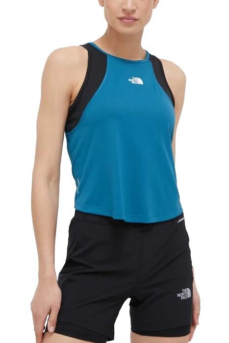 Lightbright Tank Kadın Atlet - NF0A825T Mavi/Siyah - 1