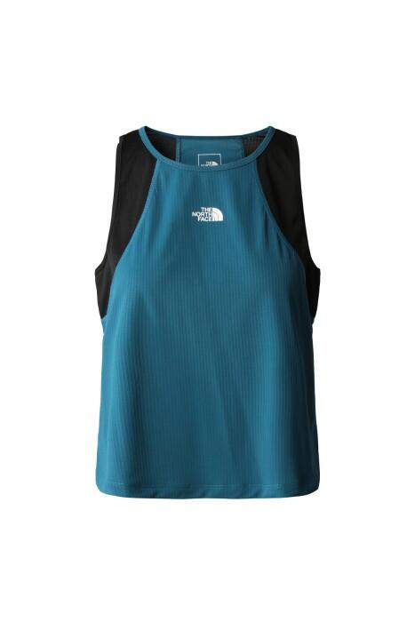 Lightbright Tank Kadın Atlet - NF0A825T Mavi/Siyah - 2
