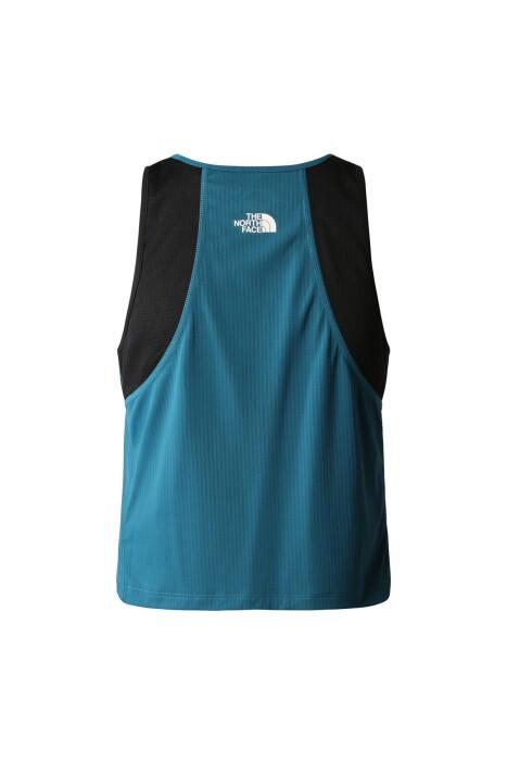 Lightbright Tank Kadın Atlet - NF0A825T Mavi/Siyah - 3