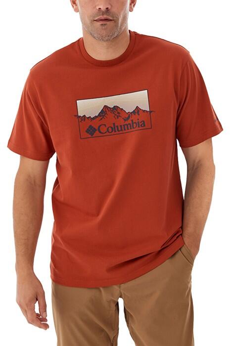 Linear Range Ss Erkek T-Shirt - CS0344 Kiremit - 4