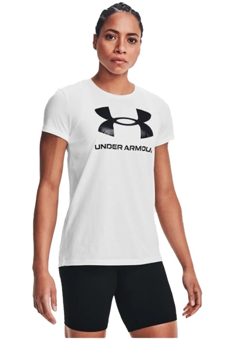 Under Armour - Live Sportstyle Graphic Ssc Kısa Kollu Kadın T-Shirt - 1356305 Beyaz