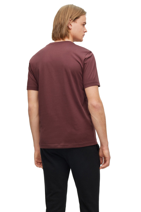 Logo Baskılı Erkek T-Shirt - 50486210 Bordo - 9