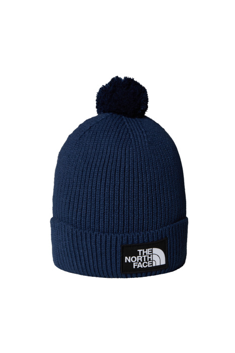 Logo Box Pom Beanie Unisex Bere - NF0A8CHF Lacivert - 1