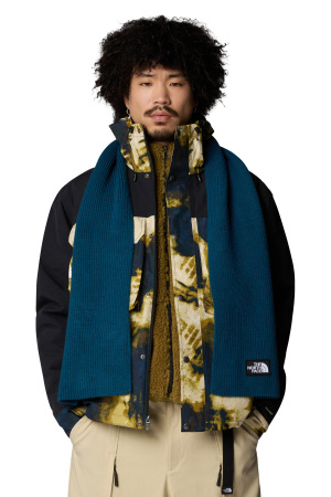 Logo Box Scarf Unisex Atkı - NF0A7RJ2 Petrol Mavisi - 3