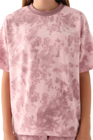 Logo Cara Kız Çocuk T-Shirt - 341X16W Pembe - 3