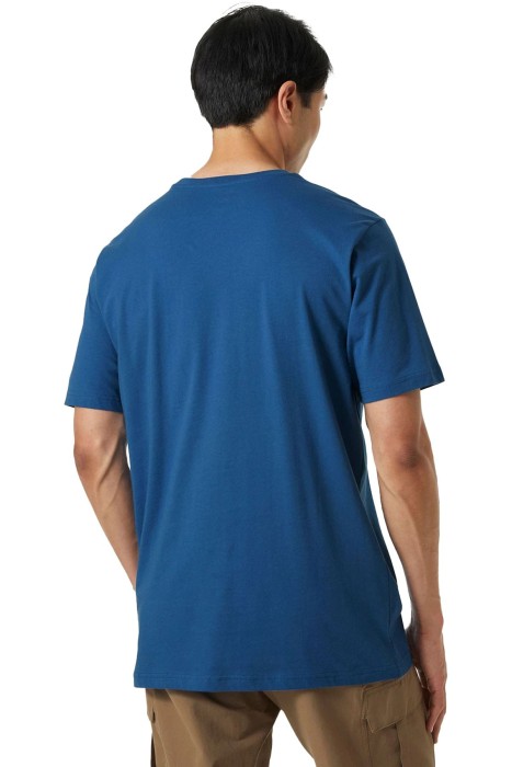 Logo Erkek T-Shirt - 33979 Açık Mavi