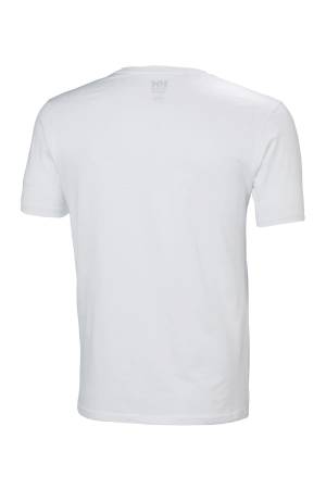 Logo Erkek T-Shirt - 33979 Beyaz - Thumbnail