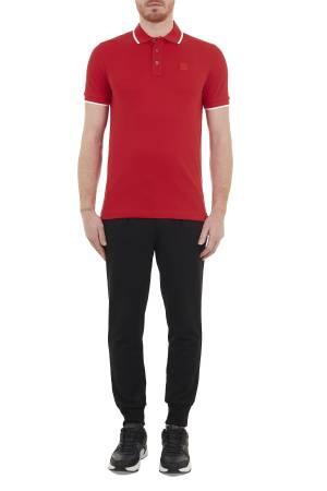 Logo İşlemeli Organik Pamuklu Erkek Polo T-Shirt - 50468301 Kırmızı - 5