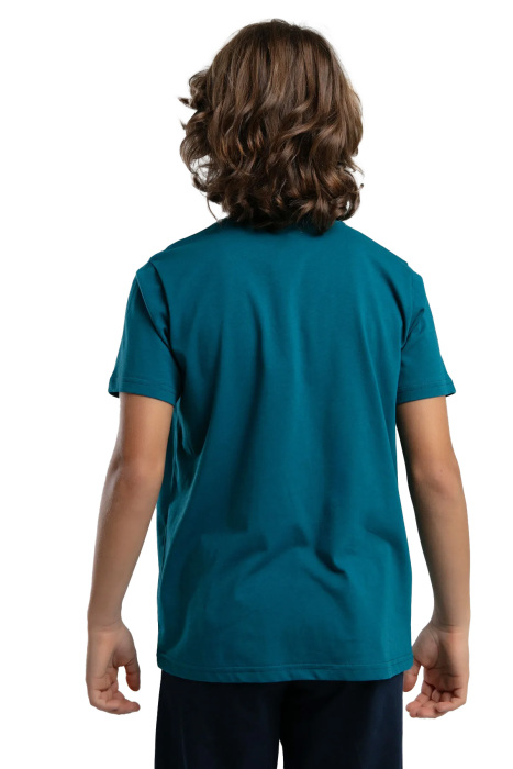 Logo Jonas Erkek Çocuk T-Shirt - 37226HW Koyu Ördek Yeşili - 3