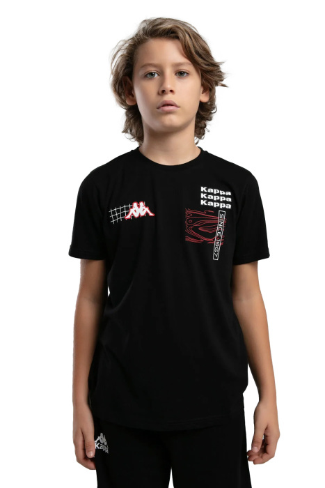Logo Jonas Erkek Çocuk T-Shirt - 37226HW Siyah - 1
