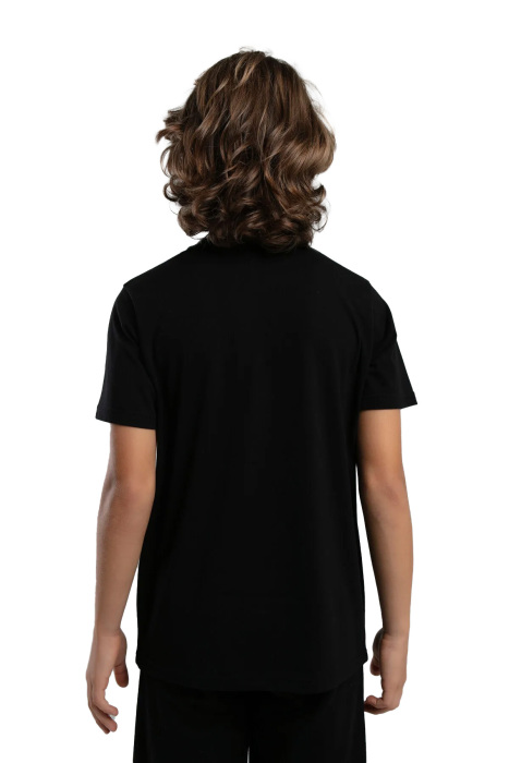 Logo Jonas Erkek Çocuk T-Shirt - 37226HW Siyah - 3