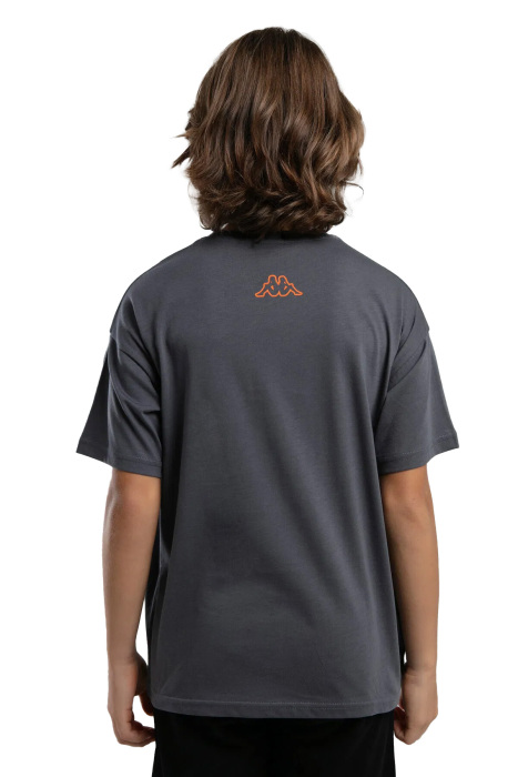Logo Jos Erkek Çocuk T-Shirt - 372B1BW Koyu Gri - 2