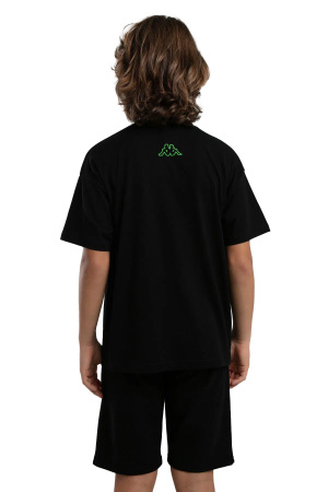 Logo Jos Erkek Çocuk T-Shirt - 372B1BW Siyah - 2