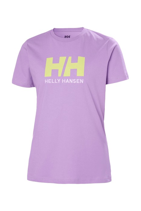 Helly Hansen - Logo Kadın T-Shirt - 34112 Lila