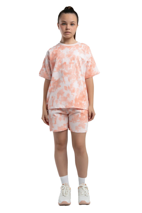 Logo Kelsie Kız Çocuk Şortlu Takım - 362415W Açık Pembe - 1