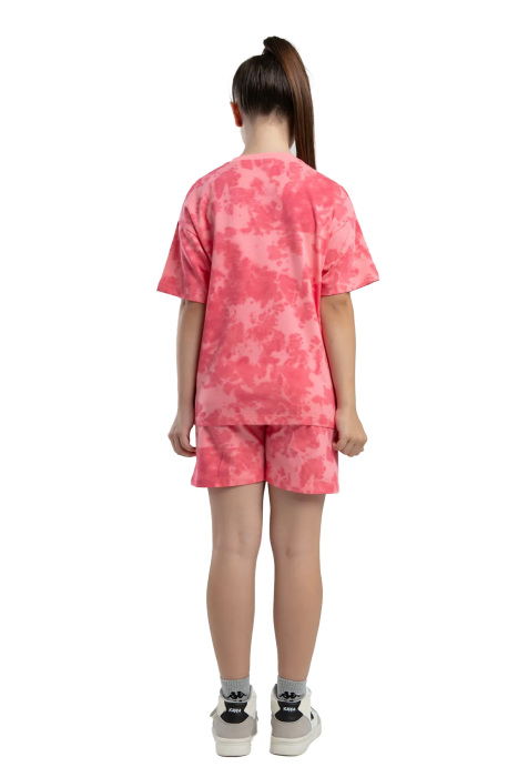 Logo Kelsie Kız Çocuk Şortlu Takım - 362415W Neon Pembe - 5