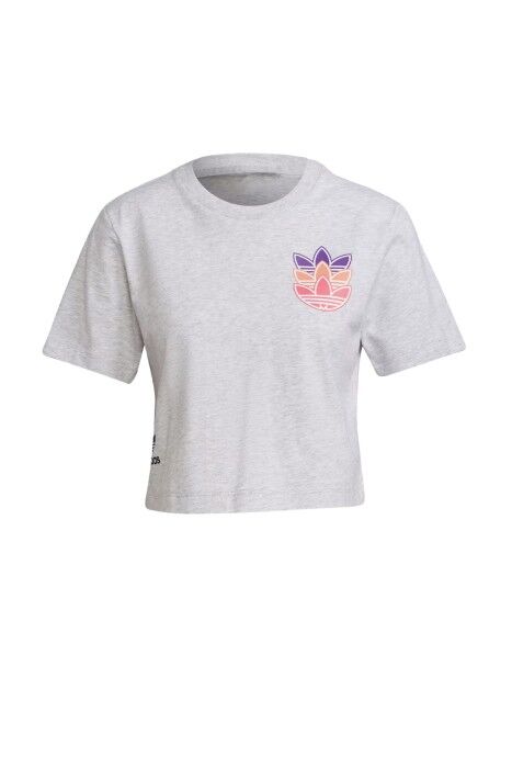 Logo Play Kadın T-Shirt - H22755 Gri - 1