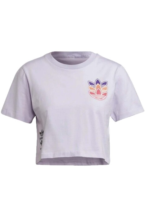 Logo Play Tee Kadın T-Shirt - H22754 Lila - 1
