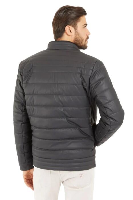 Logo Stretch Padded Erkek Mont - M4YL16WFHD0 Siyah - 3