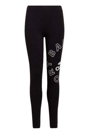 Logo Tig Kız Çocuk Tayt - HA4014 Siyah - EU-Adidas