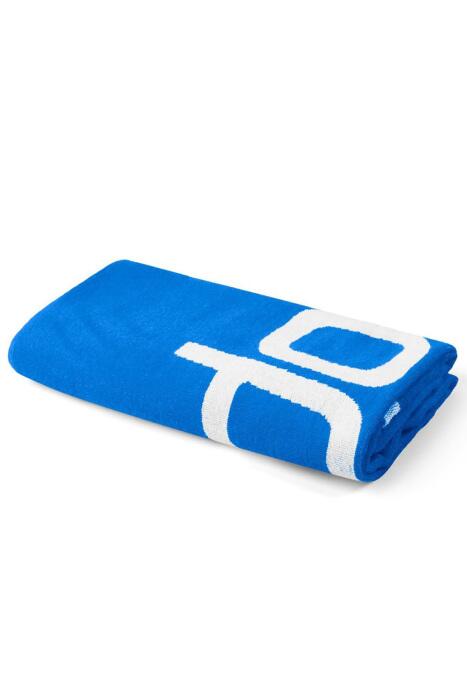 Logo Towel Au Unisex Havlu - 8-00413517018 Mavi/Beyaz - 3