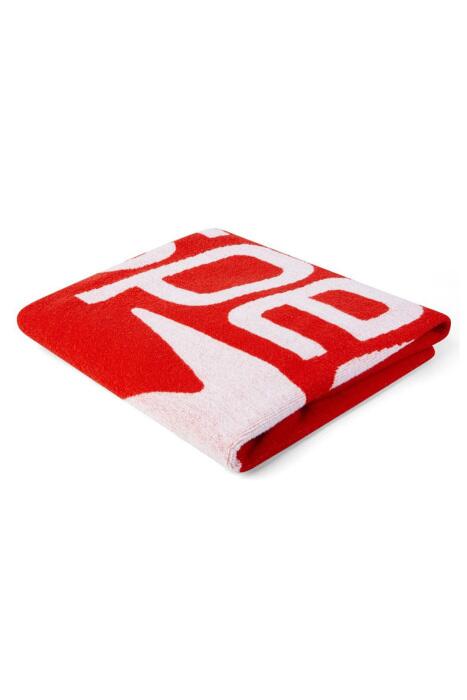 Logo Towel Au Unisex Plaj Havlusu - 8-00413517017 Beyaz - 1