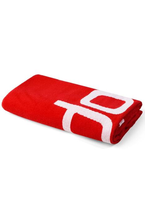 Logo Towel Au Unisex Plaj Havlusu - 8-00413517017 Beyaz - 4