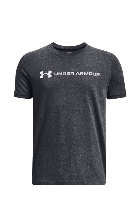 Under Armour - Logo Wordmark Erkek Çocuk T-Shirt - 1380747 Siyah