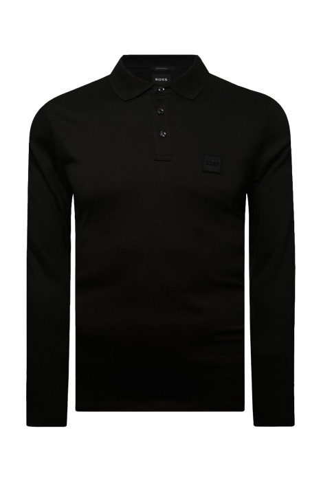 Boss - Logolu Erkek Uzun Kollu Polo T-Shirt - 50485162 Lacivert