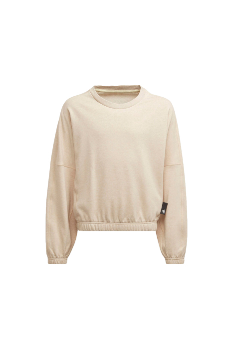 Lounge Crew Kız Çocuk SweaatShirt - HE3133 Bej - 1