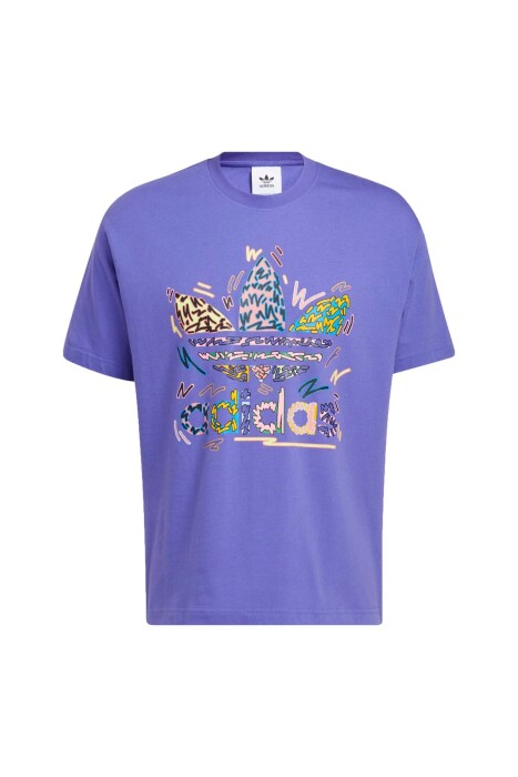 Loveuni Tref Te Kadın T-Shirt - HC3077 Mor - 3
