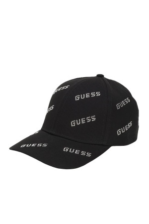 Lurex Logo Baseball Kadın Şapka - V5RZ03WFKN0 Siyah - Guess