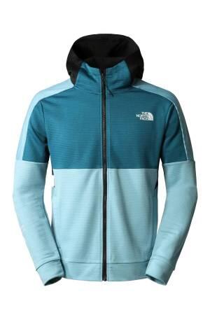 Ma Full Zip Fleece Erkek Polar - NF0A823P Buz Mavisi - Thumbnail