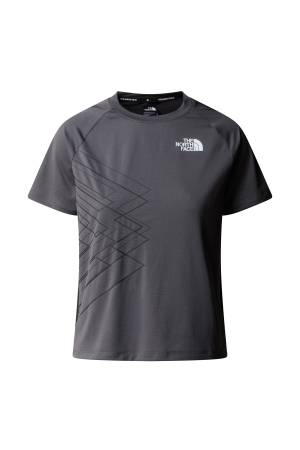 Ma S/S Tee Graphic Kadın T-Shirt - NF0A87G9 Gri/Siyah - The North Face